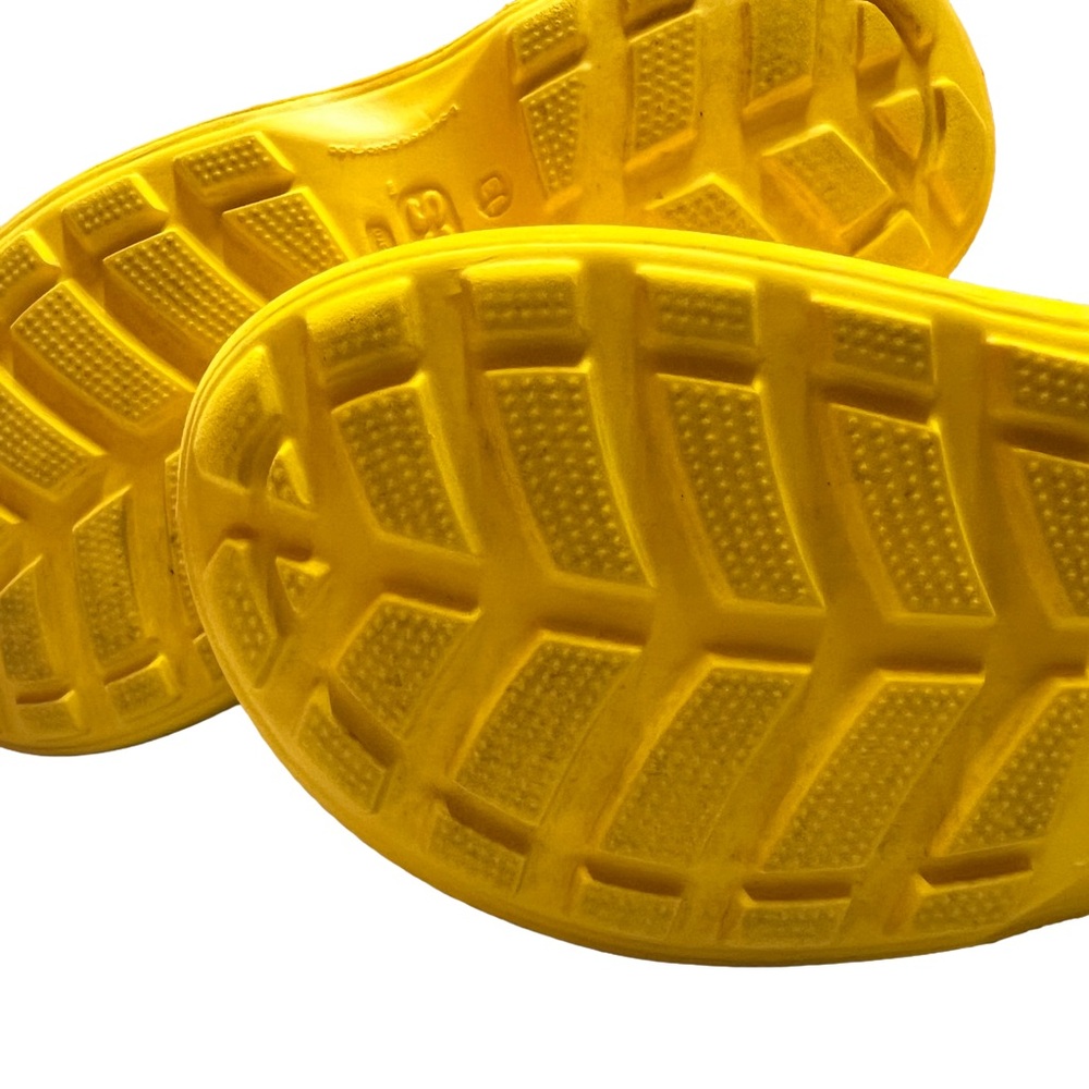 CROCS Kids Bright Yellow Rain Boots - Picture 3 of 8